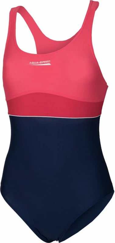 Bikini za dekleta Aqua-Speed EMILY, modro-rožnate
