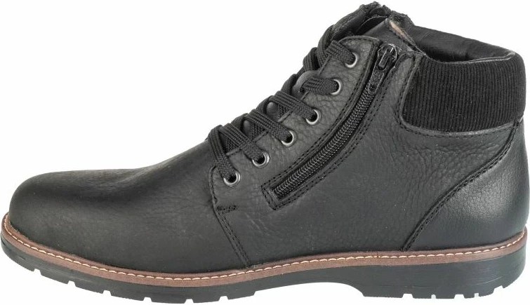 Zimske čevlje Rieker za moške, črni