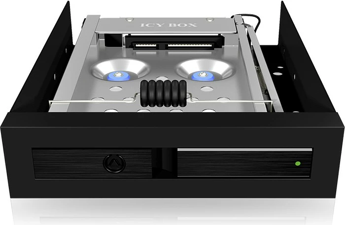 Ohišje ICY BOX IB-2217ASTS, 3,5", za 2,5" SATA SSD/HDD, aluminij, črn