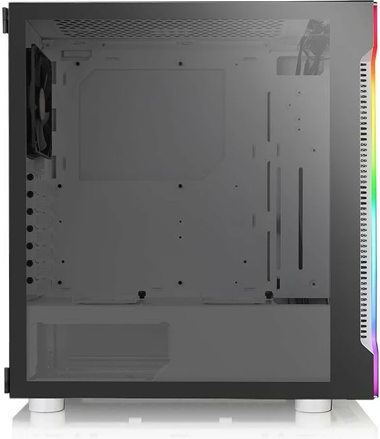Midi tower ohi Thermaltake H200 TG Snow RGB, ATX, Micro ATX, Mini ITX, bel