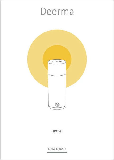 Električna skodelica za segrevanje vode Deerma DR050, 350 ml, bela