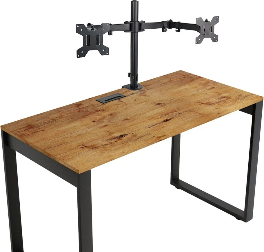 Držalo za dve monitorji Esperanza ERW018, 10–27'', do 8 kg, črno