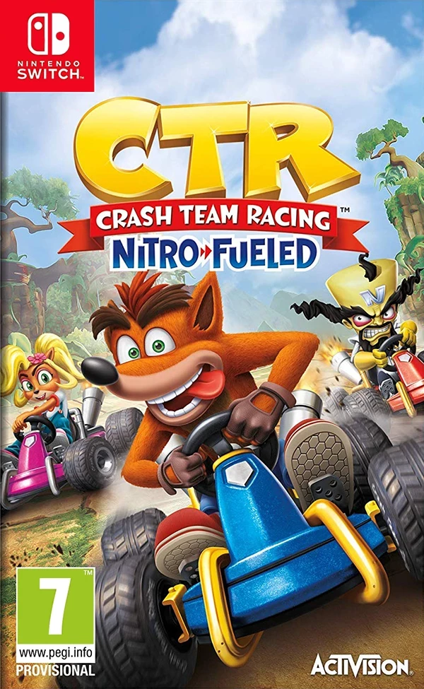 Dirkalna igra Crash Team Racing Nitro-Fueled za Nintendo Switch