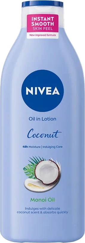 Negovalno olje-balzam za telo Kokos in Monoi Oil, Nivea, 400 ml