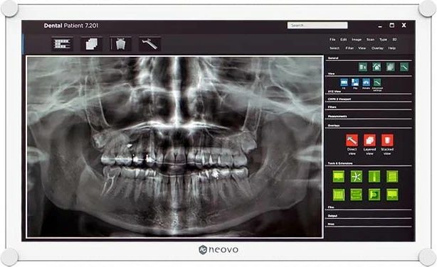 21,5-palčni FHD monitor, 1920 x 1080, bel — AG Neovo DR-2202