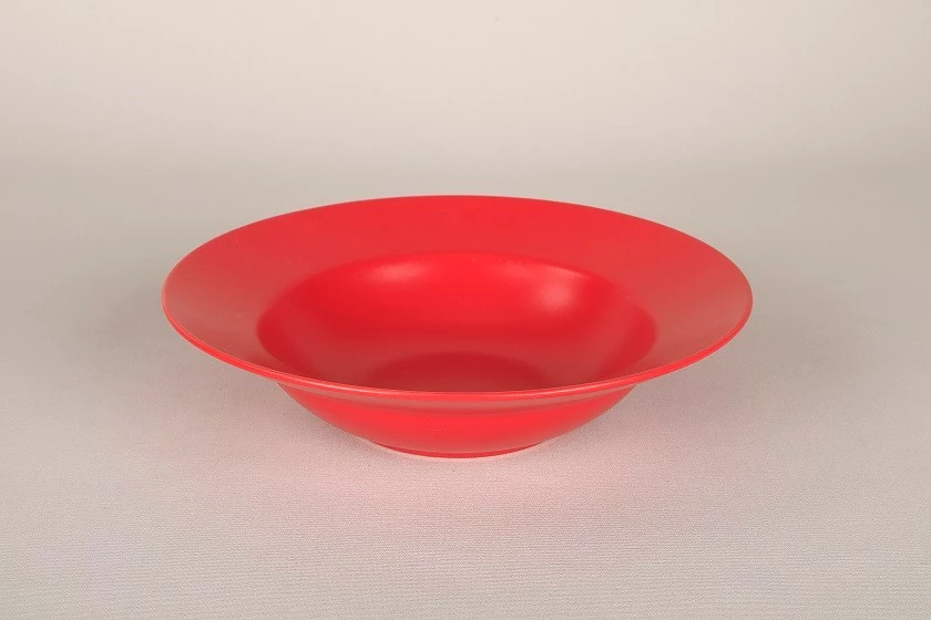 Plošča za serviranje, keramika, mat rdeča, Hermia Concept, PT025126F975A0000000AMTE00, 26x26x6,5 cm