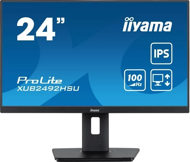 Monitor 23,8" iiyama XUB2492HSU-B6, črn