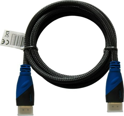 HDMI kabel Savio CL-49, 5 m, tip A, črno/moder