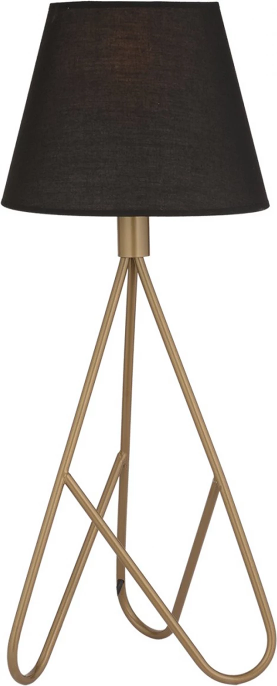 Kovinska namizna svetilka zlato črna FH7567.02 24x60 cm