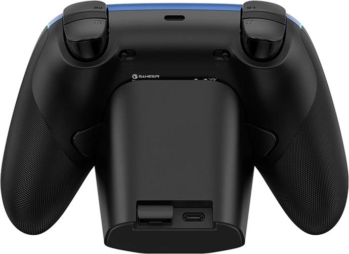 Brezžični krmilnik za igre GameSir SuperNova T4n Pro, modra, PC/Nintendo Switch/iOS/Android, 2,4 GHz/Bluetooth/USB-C, 1000 Hz, baterija 1000 mAh, z dokom za polnjenje