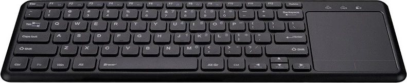 Brezžična tastatura za televizor Tracer Smart RF 2,4 GHz, črna
