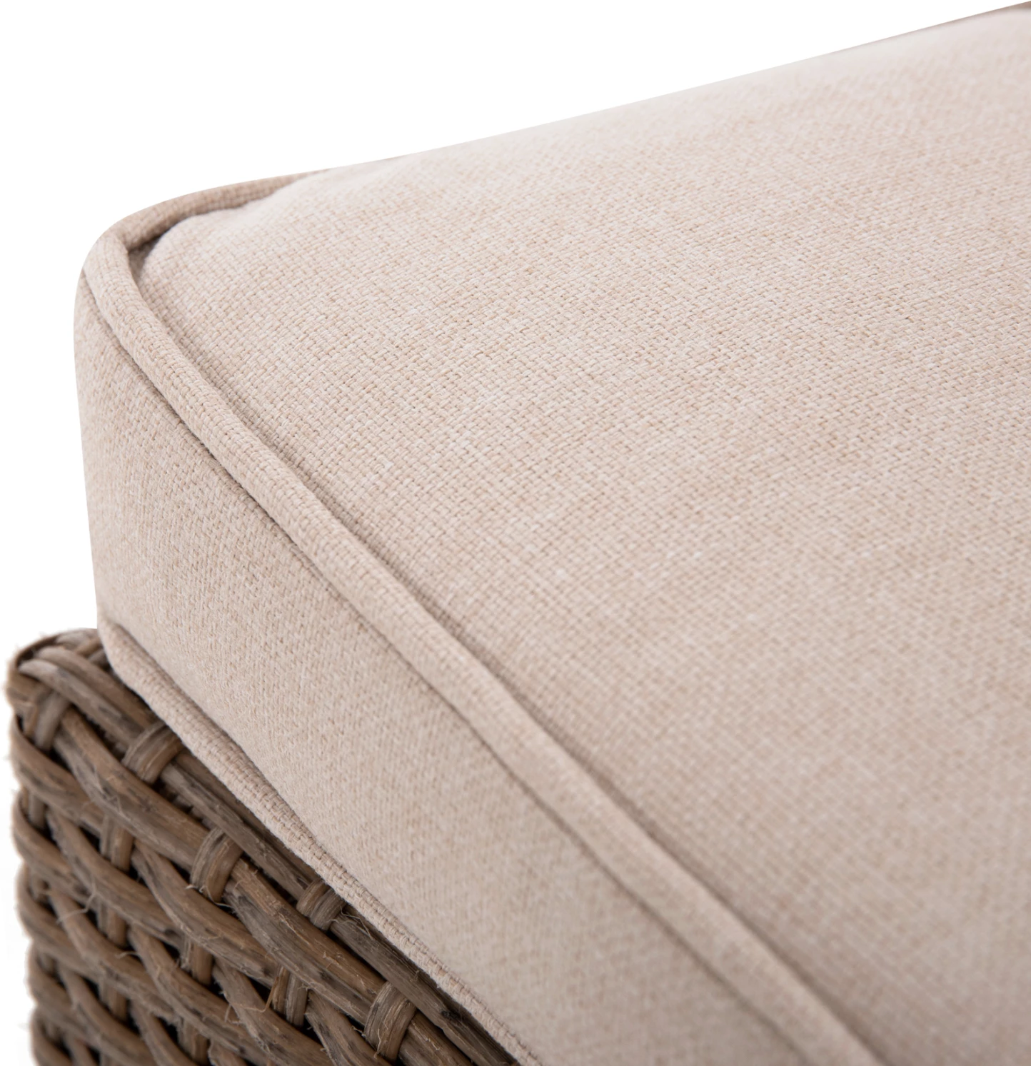 Zunanji lounge set desni kot kavč in miza Carson FH6078.02 mocha sintetični ratan-blazine-PS les