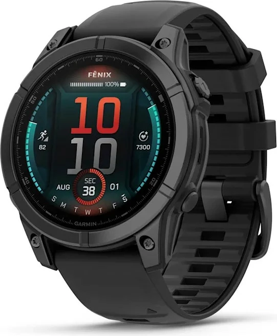Pametna ura Garmin Fenix E, 16 GB, AMOLED, GPS, črna