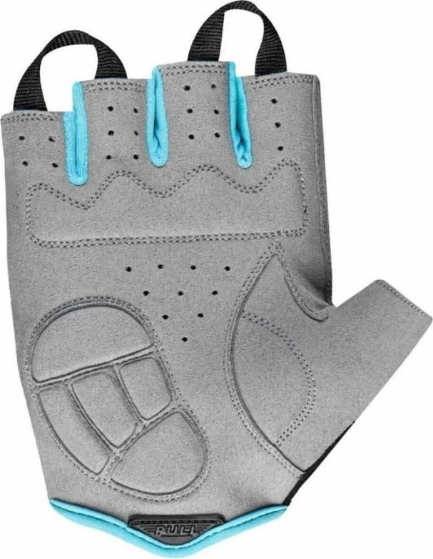 Dame kolesarske rokavice Spokey Piacenza, rožnate in bele