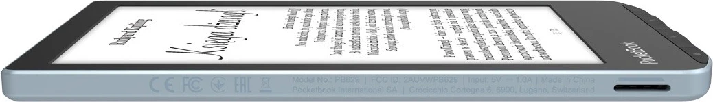 Elektronski bralnik PocketBook Verse (629), svetlo moder