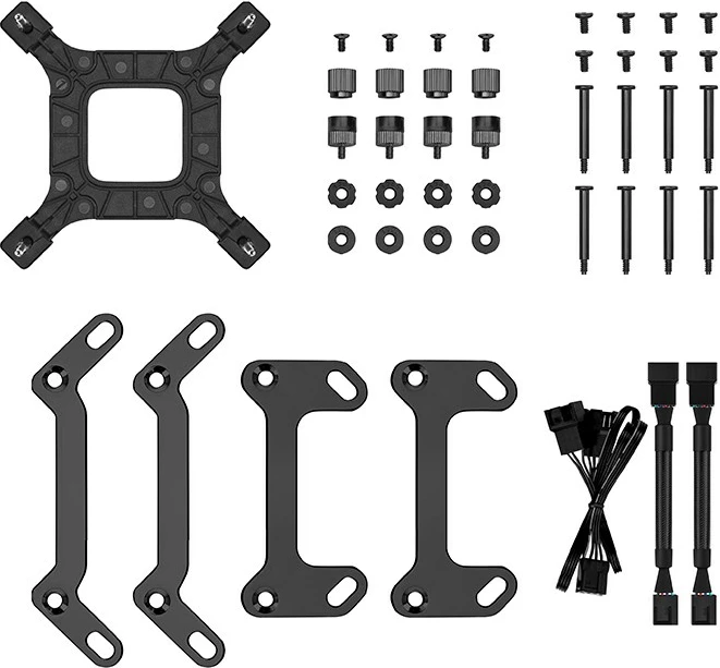 Vodno hlajenje procesorja DEEPCOOL LS520 SE, 12 cm, črn