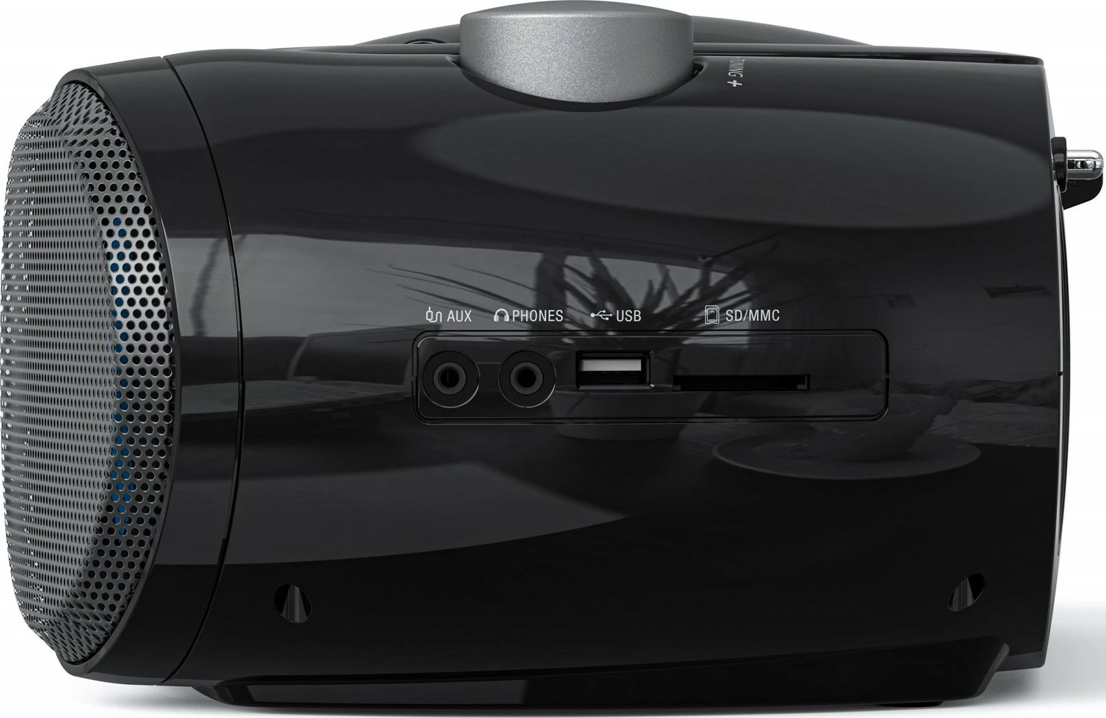 Prenosni boombox radio CD, Sencor SPT 6510DB, DAB+, Bluetooth 5.3, 16 W, LCD zaslon 2,4", črn