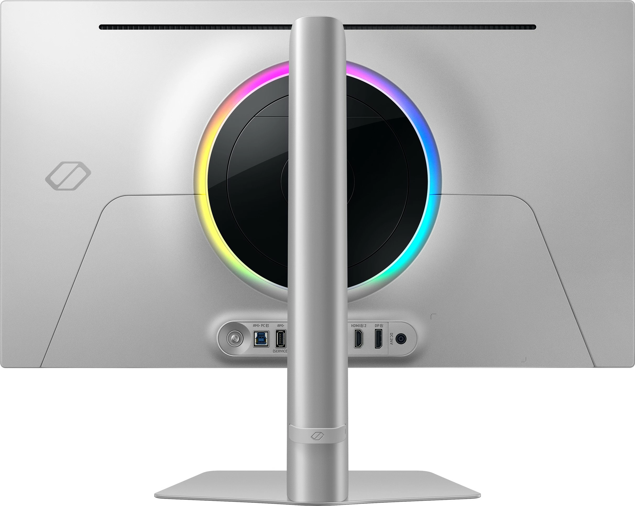 27" OLED Quad HD monitor, Samsung G60SD, srebrn