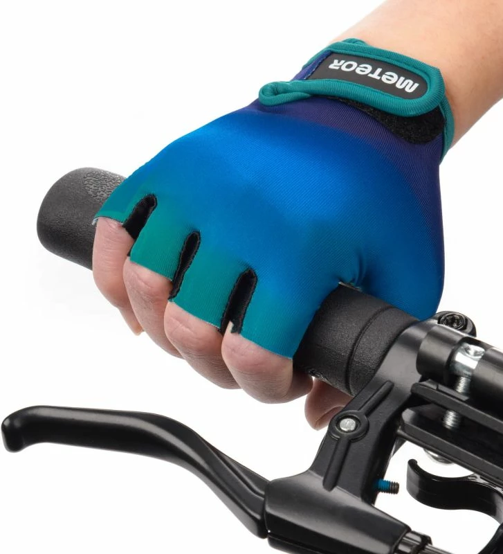 Otroške rokavice za kolesarjenje Meteor, modre