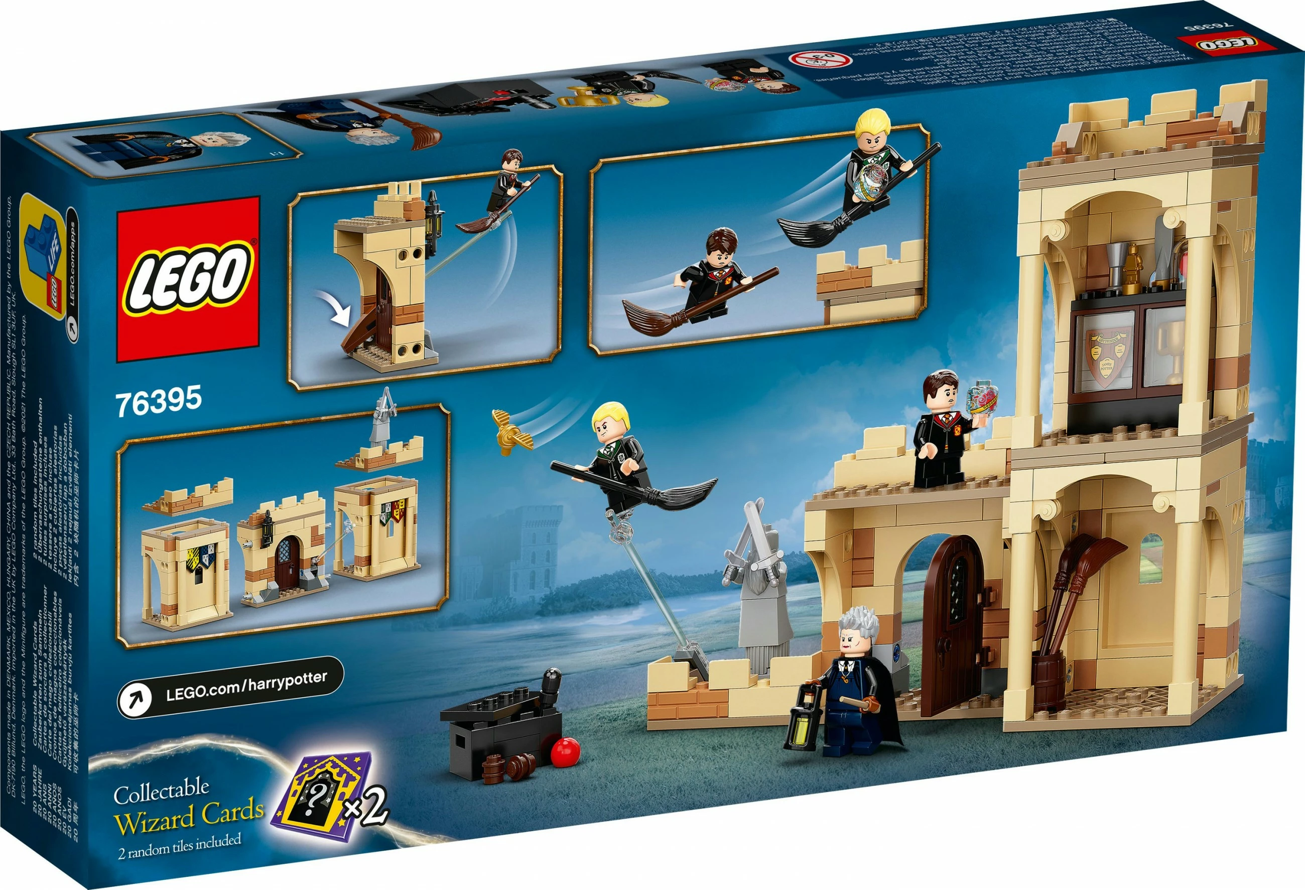 Set za sestavljanje - Prvi letalski pouk, LEGO Harry Potter Hogwarts™, 7+, 264 delov, večbarven
