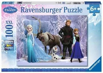 Puzzle z Disney risankami, 100 kosov, za otroke Ravensburger