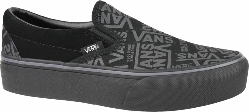 Nizke platformne superge 66 Classic Slip-On za ženske, Vans, črne