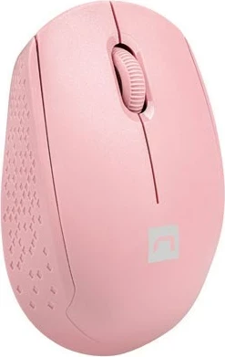 Optični brezžični miš, NATEC STORK, Bluetooth + USB Type-A, 1600 DPI, rožnata