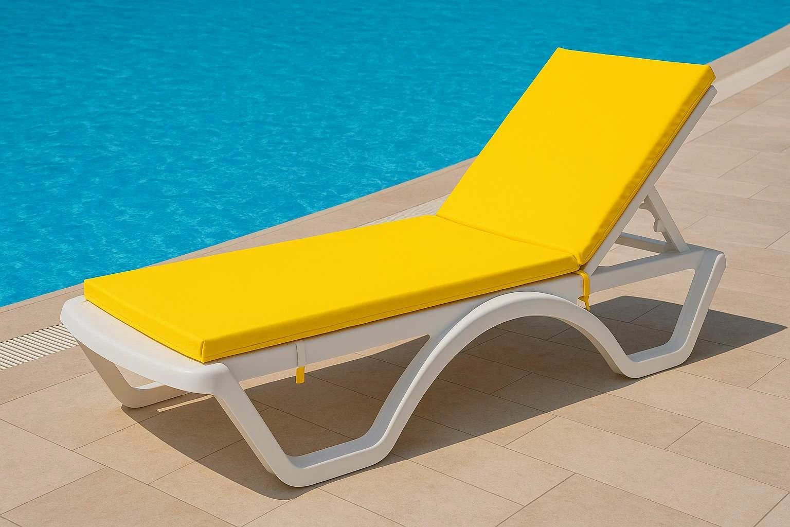 Vzglavnik za ležalnik, rumen, Sunny