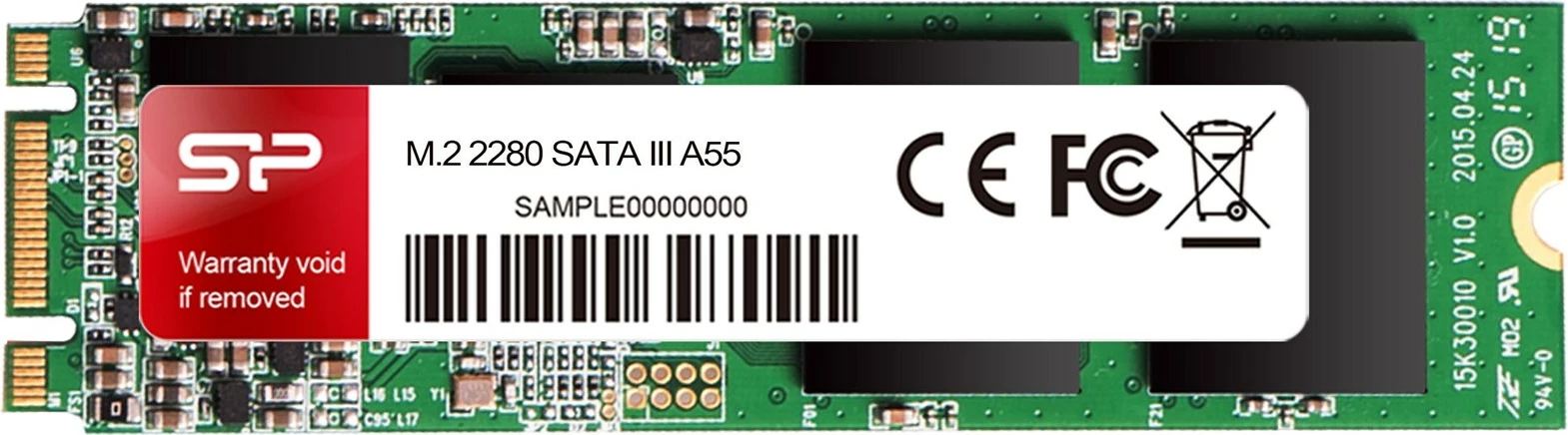 SSD Silicon Power M.2 2280 A55, 256 GB