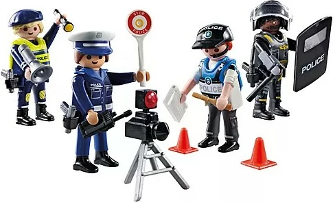 Set policijskih figuric Playmobil Action Heroes 71730, 35 kosov