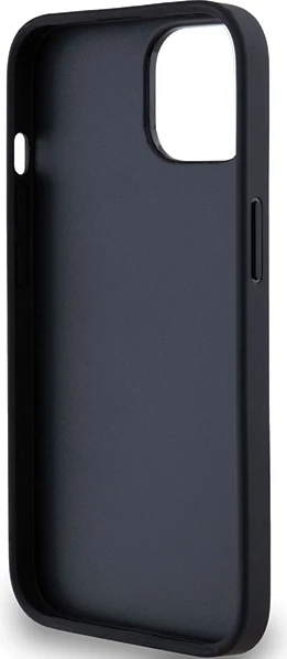 Zaščitni ovitek DKNY Mono Stripe & Metal Logo za iPhone 15/14/13, črn