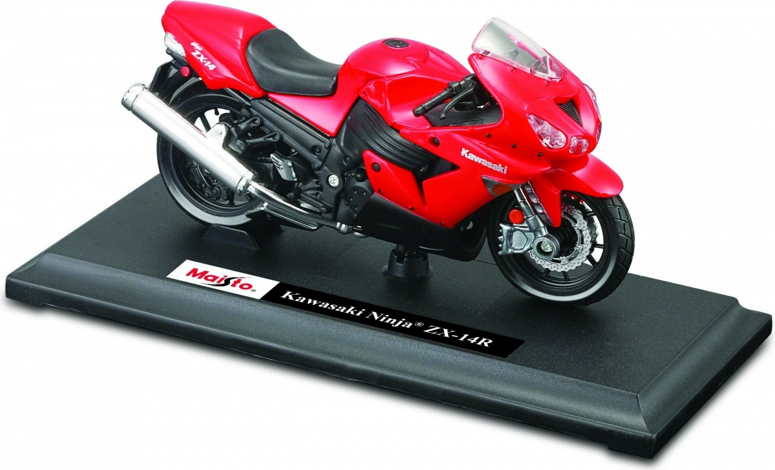 Model motor, Maisto Kawasaki Ninja ZX-14, 1:18, rdeč