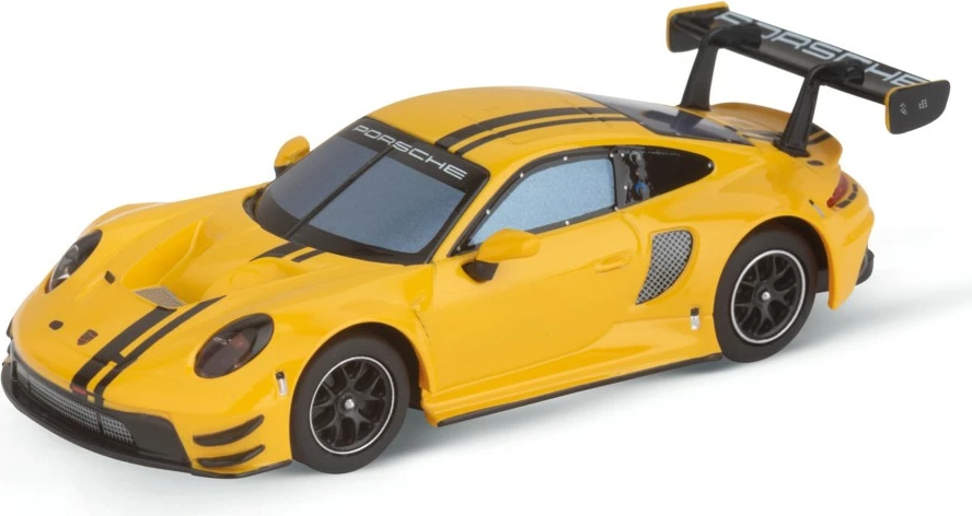 Model športnega avtomobila Porsche 911 GT3 R Carrera, 8 let, rumen