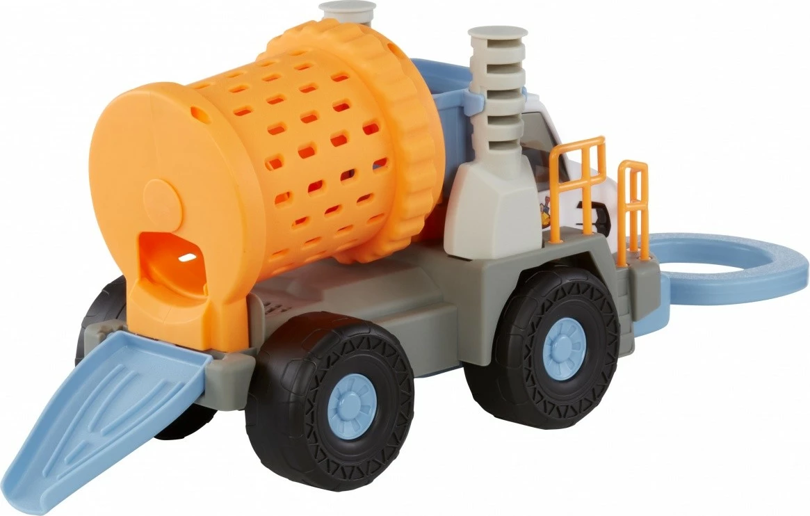 Set kamion rudarski Little Tikes Mining Truck Big Adventures, plastika, 27 cm, azurno/sivo/oranžno/belo