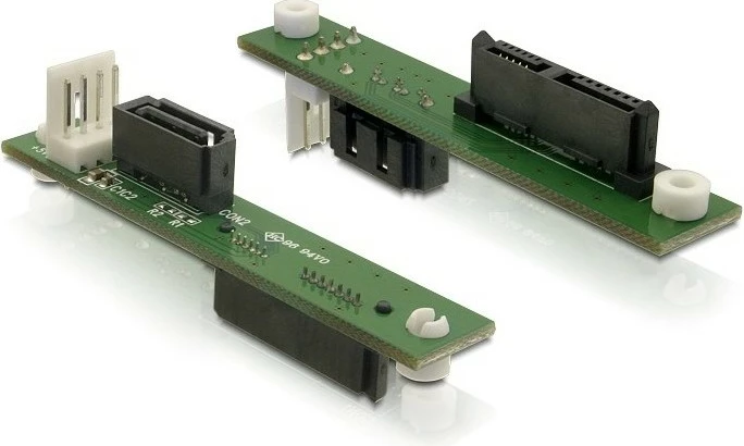 Adapter za SATA Slimline v SATA 7-pin, z Molex 4-pin napajanjem — DeLOCK