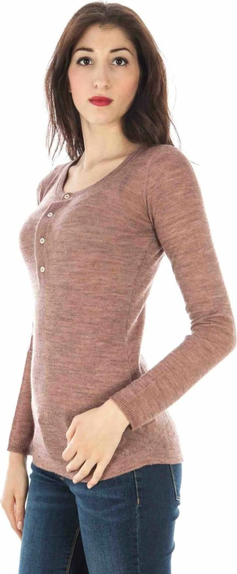 Pletenina za ženske FRED PERRY, rožnata