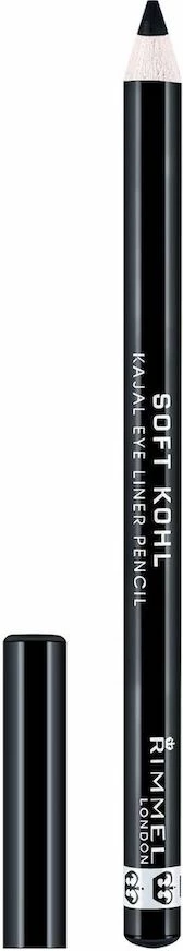 Kajal svinčnik Rimmel Soft Kohl Kajal Eye Liner 061 Jet Black, 1,2 g