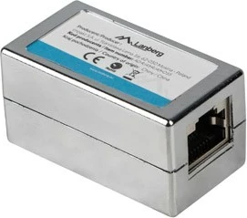 Adapter za omrežni kabel RJ-45 na RJ-45, Lanberg, srebrn