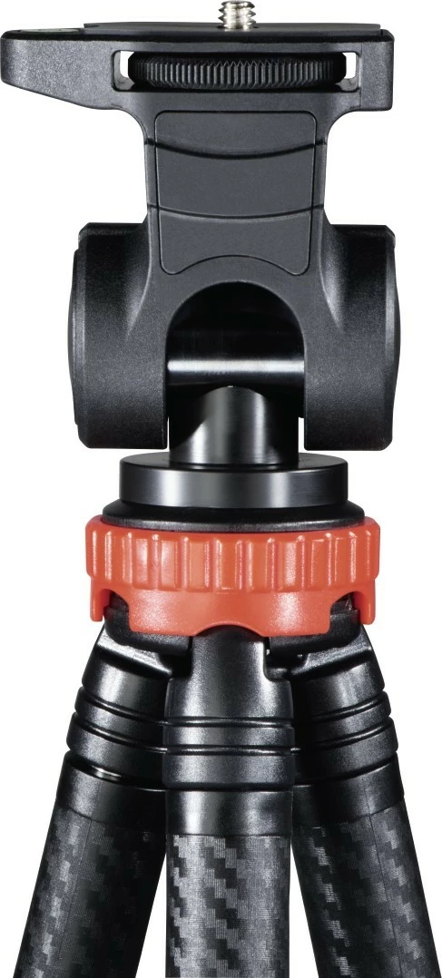 Potovalni tronožnik Hama Traveller PRO 106-2D, aluminij, 106 cm, črn