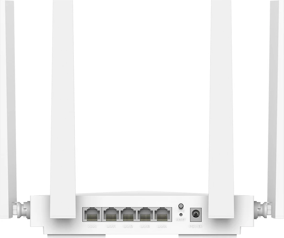 Wi‑Fi Mesh usmerjevalnik AC1200, gigabit, 5× RJ45, USB 3.0, 4× antena 5 dBi — Cudy WR1300S, bel