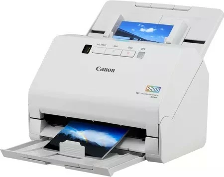 Visokozmogljiv skener, Canon RS40, 600 x 600 DPI, 40 ppm, 30 ppm, bel