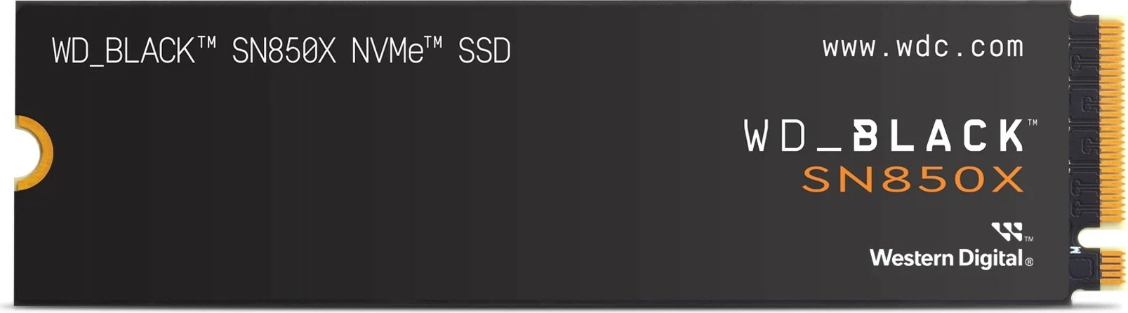 SSD z visoko zmogljivostjo Western Digital Black SN850X, 4 TB, M.2, 7300 MB/s