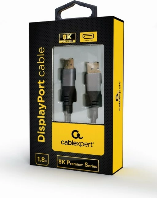 DisplayPort kabel, Gembird CC-DP8K-6, 8K, 1,8 m, črn