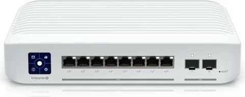 Preklopnik Ubiquiti UniFi Enterprise 8 PoE, upravljan, L3, 2,5G Ethernet, nerjaveče jeklo
