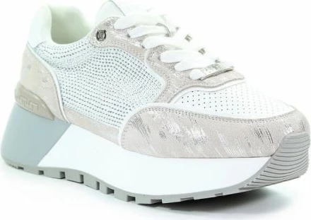 Čevlji za ženske Goe, pepelasto/srebrni