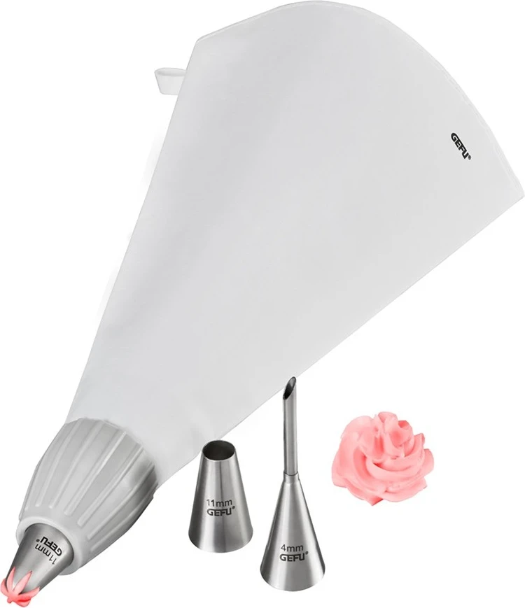 Vrečka za okraševanje sladic GEFU 14330, bela