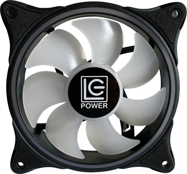 Ventilator za ohišje 12 cm z ARGB osvetlitvijo LC-Power LC-CF-120-ARGB-B, črn
