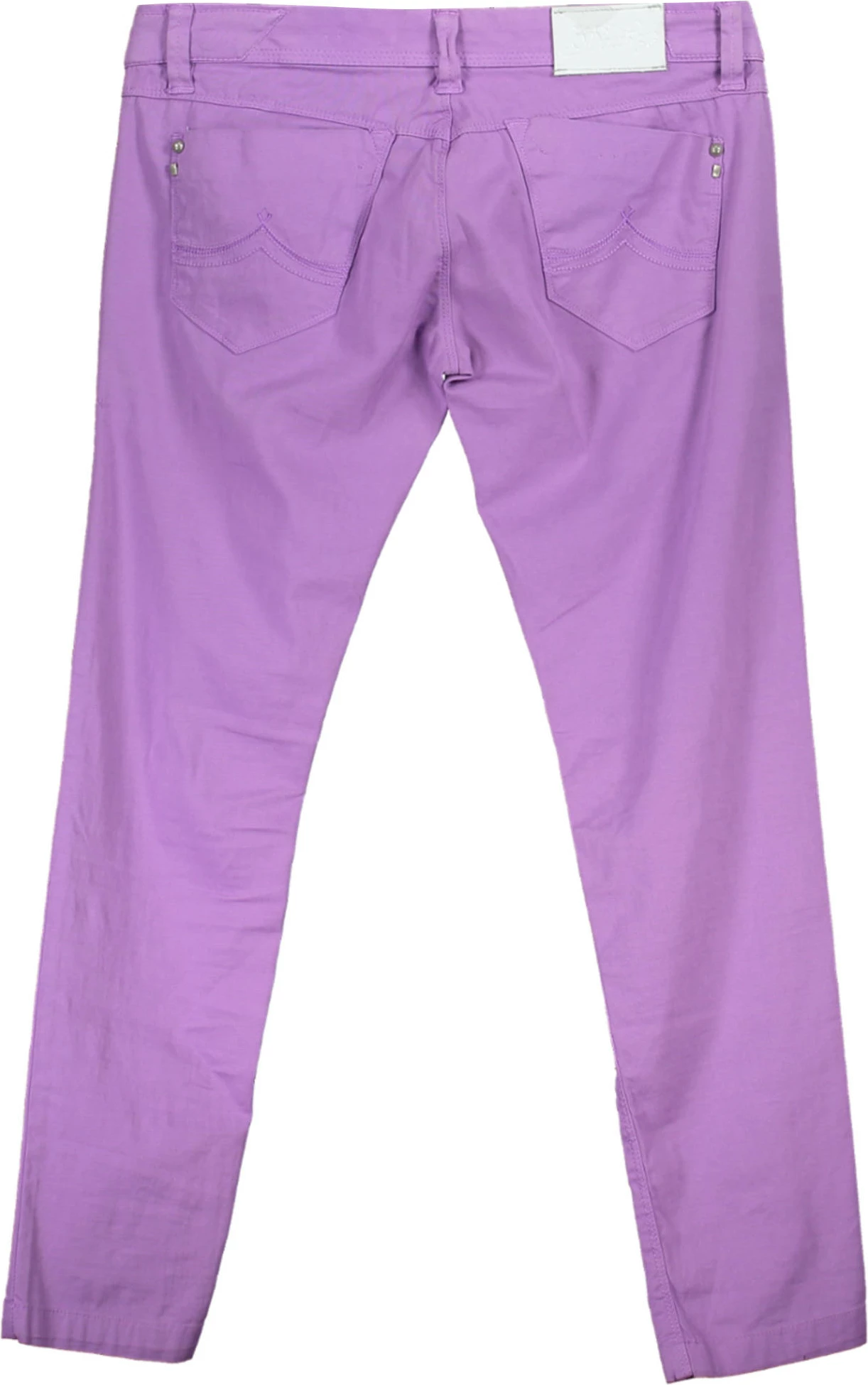 Hlače DATCH ženske, vijolične