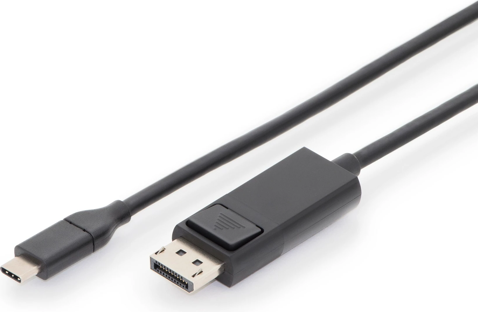 Adapter kabl USB-C na DisplayPort Digitus, 2,0 m, črn