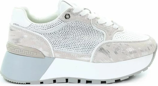 Čevlji za ženske Goe, pepelasto/srebrni